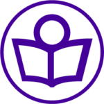 educational advantages icon purple border